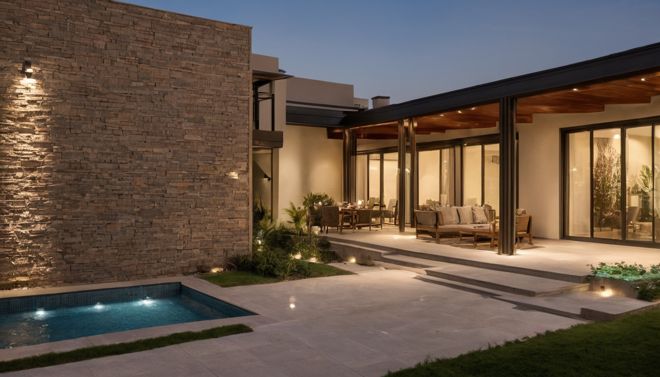 How should villa gates and entrances separate guest, family, and service arrivals planning reference