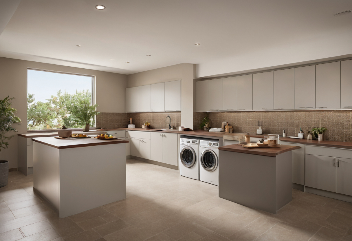 Service circulation should connect deliveries, kitchens, laundry, staff areas, and waste removal planning reference